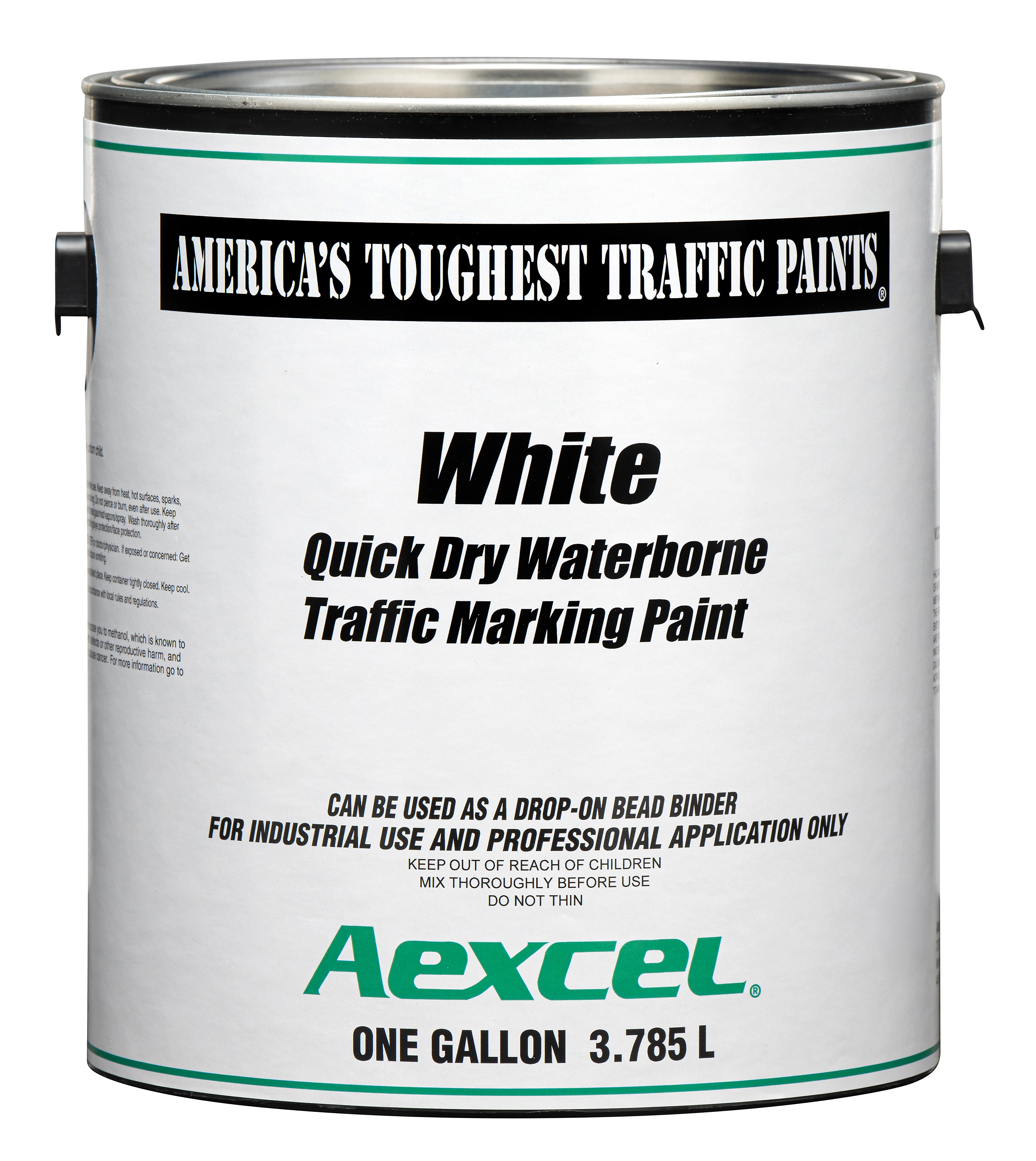 Aexcel Quick-Dry 20-minute Dry Traffic & Zone Marking Paint, Water-based Acrylic Latex - 1 Gallon